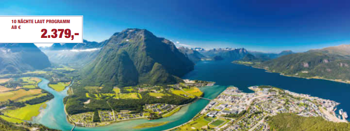 Busreise-Naturwunder Norwegens